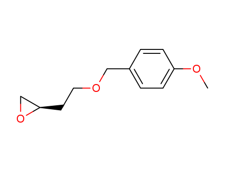 Molecular Structure of 195257-62-6 (Oxirane, [2-[(4-methoxyphenyl)methoxy]ethyl]-, (R)-)