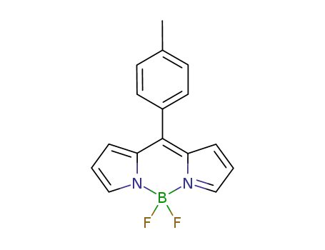 Molecular Structure of 955084-10-3 (5,5-difluoro-10-(p-tolyl)-5H-dipyrrolo[1,2-c:2',1'-f][1,3,2]diazaborinin-4-ium-5-uide)