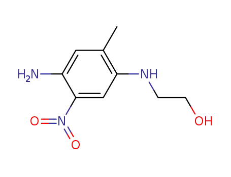Molecular Structure of 82576-75-8 (2-(4-Amino-2-methyl-5-nitrophenyl)amino]-ethanol)