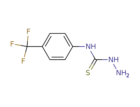 Molecular Structure of 206761-90-2 (4-[4-(TRIFLUOROMETHYL)PHENYL]-3-THIOSEMICARBAZIDE)
