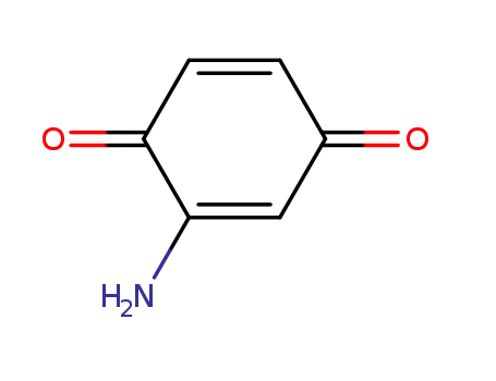 Molecular Structure of 2783-57-5 (2-Amino-1,4-benzoquinone)