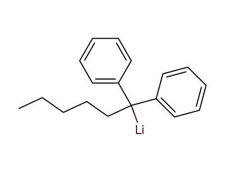 Molecular Structure of 3462-81-5 (Lithium, (1,1-diphenylhexyl)-)
