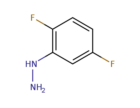 Molecular Structure of 97108-50-4 (2,5-DIFLUOROPHENYLHYDRAZINE)