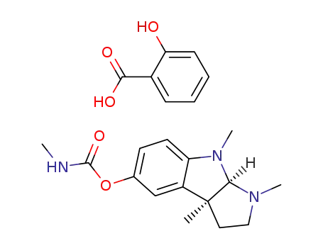 Molecular Structure of 57-64-7 (PHYSOSTIGMINE SALICYLATE)