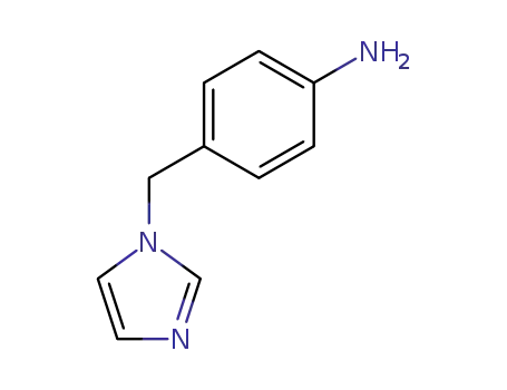 Molecular Structure of 56643-85-7 (4-(1H-Imidazol-1-ylmethyl)aniline)