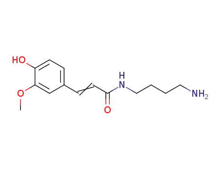 Molecular Structure of 501-13-3 (Feruloylputrescine)