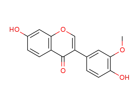 Molecular Structure of 21913-98-4 (3''-METHOXYDAIDZEIN)