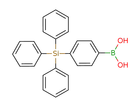 Molecular Structure of 852475-03-7 ([4-(Triphenylsilyl)phenyl]boronic acid)