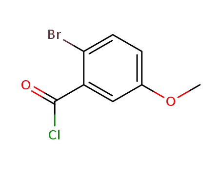 Molecular Structure of 56658-04-9 (2-BROMO-5-METHOXYBENZOYL CHLORIDE)