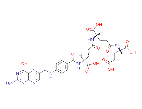 L-Glutamic acid,N-[4-[[(2-amino-3,4-dihydro-4-oxo-6-pteridinyl)methyl]amino]benzoyl]-L-g-glutamyl-L-g-glutamyl-