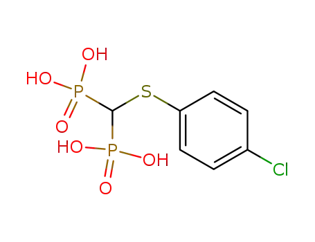 Molecular Structure of 89987-06-4 (Tiludronic acid)