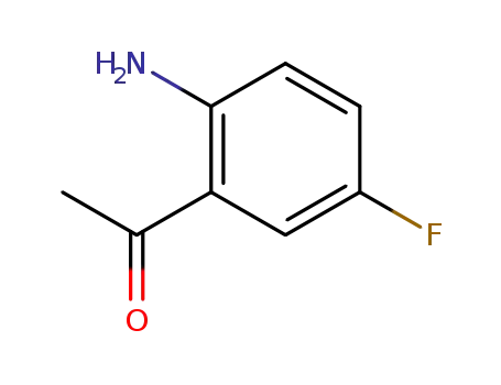 Molecular Structure of 2343-25-1 (2-AMINO-5-FLUOROACETOPHENONE)
