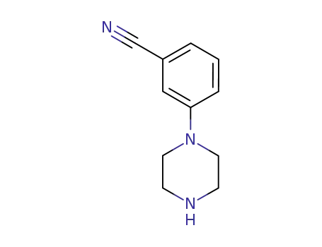 Molecular Structure of 178928-58-0 (Benzonitrile, 3-(1-piperazinyl)- (9CI))
