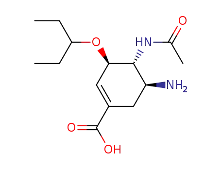 Molecular Structure of 187227-45-8 (OSELTAMIVIR ACID)
