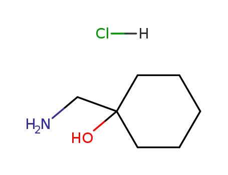 Molecular Structure of 19968-85-5 (1-AMINOMETHYL-1-CYCLOHEXANOL HYDROCHLORIDE)