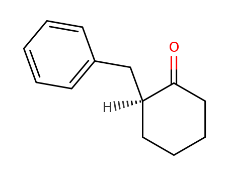 Molecular Structure of 59919-09-4 (Cyclohexanone, 2-(phenylmethyl)-, (S)-)
