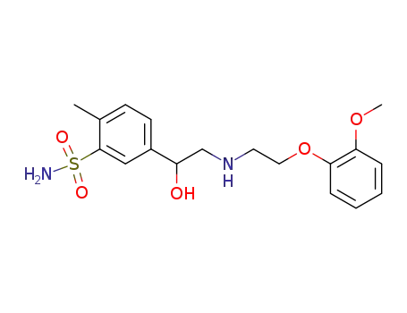 Molecular Structure of 85320-68-9 (Amosulalol)