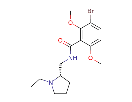 Molecular Structure of 80125-14-0 (Remoxipride)