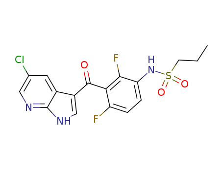 N-[3-[(5-Chloro-1H-pyrrolo[2,3-b]pyridin-3-yl)carbonyl]-2,4-difluorophenyl]-1-propanesulfonamide