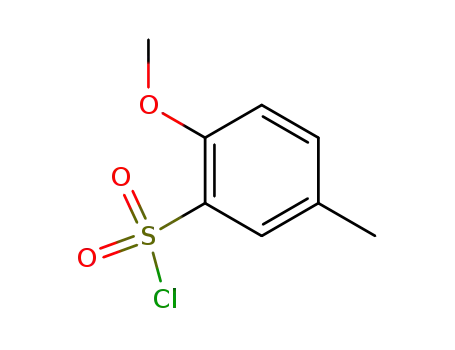 Molecular Structure of 88040-86-2 (6-METHOXY-M-TOLUENESULFONYL CHLORIDE)