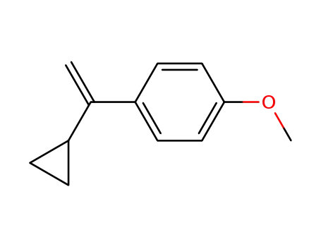 Molecular Structure of 829-17-4 (Benzene, 1-(1-cyclopropylethenyl)-4-methoxy-)