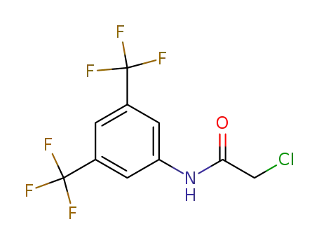 Molecular Structure of 790-75-0 (2-CHLORO(BIS-3',5'-TRIFLUOROMETHYLACETANILIDE))
