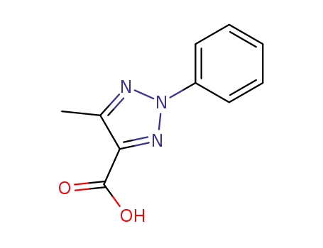 Molecular Structure of 22300-56-7 (4-METHYL-2-PHENYL-1,2,3-TRIAZOLE-5-CARBOXYLIC ACID)