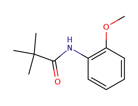 Molecular Structure of 33768-49-9 (N-(2-methoxyphenyl)pivalamide)