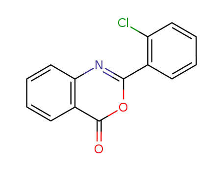 Molecular Structure of 4765-51-9 (2-(o-Chlorophenyl)-4H-3,1-benzoxazin-4-one)