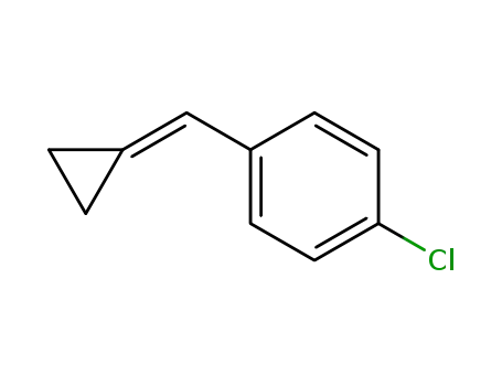 Molecular Structure of 214116-80-0 (Benzene, 1-chloro-4-(cyclopropylidenemethyl)-)