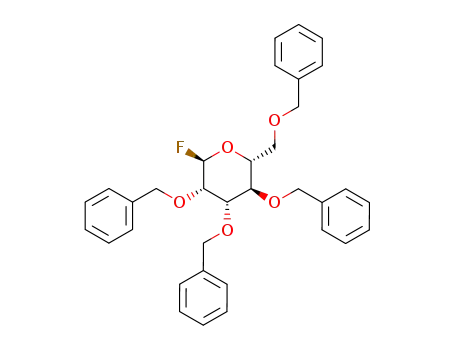 Molecular Structure of 94898-42-7 (2,3,4,6-Tetra-O-benzyl-D-mannopyranosylfluoride)