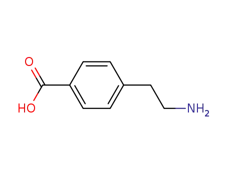 Molecular Structure of 1199-69-5 (4-(2-AMINO-ETHYL)-BENZOIC ACID)