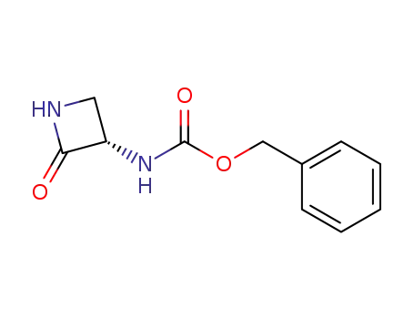 Molecular Structure of 80082-81-1 (Carbamic acid, (2-oxo-3-azetidinyl)-, phenylmethyl ester, (S)-)