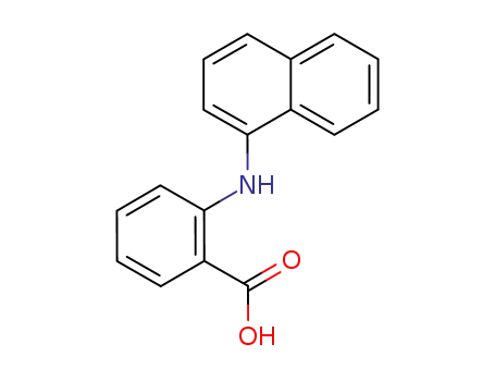 Molecular Structure of 13278-41-6 (2-(NAPHTHALEN-1-YLAMINO)-BENZOIC ACID)