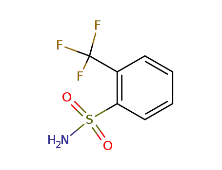 Molecular Structure of 1869-24-5 (2-(Trifluoromethyl)benzenesulfonamide)