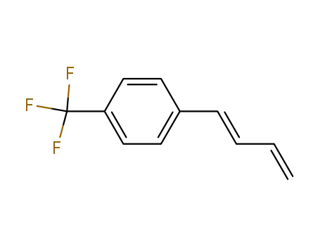 Molecular Structure of 205108-18-5 ((E)-1-(buta-1,3-dien-1-yl)-4-(trifluoromethyl)benzene)