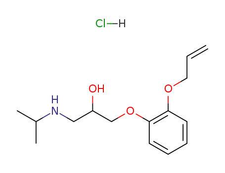 Molecular Structure of 6452-73-9 (Oxprenolol hydrochloride)