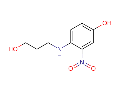 Molecular Structure of 92952-81-3 (3-Nitro-N-(2-hydroxypropyl)-4-aminophenol)
