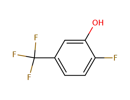 Molecular Structure of 141483-15-0 (2-Fluoro-5-(trifluoromethyl)phenol)