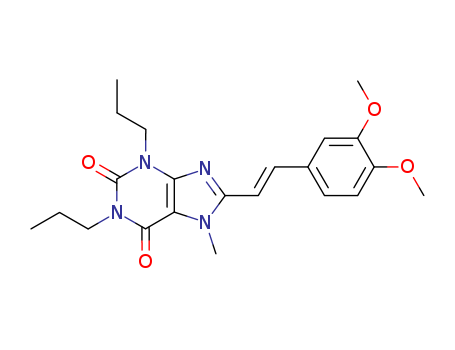 151539-40-1,8-[(Z)-2-(3,4-dimethoxyphenyl)ethenyl]-7-methyl-1,3-dipropyl-3,7-dihydro-1H-purine-2,6-dione,