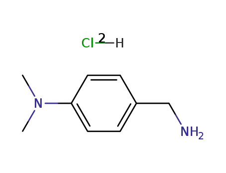 Molecular Structure of 34403-52-6 (4-DIMETHYLAMINOBENZYLAMINE DIHYDROCHLORIDE)