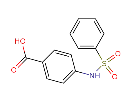 Molecular Structure of 28547-16-2 (4-BENZENESULFONYLAMINOBENZOIC ACID)