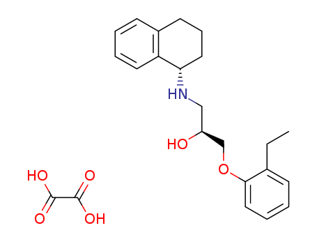 3-(2-ETHYLPHENOXY)-1-((1S)-1,2,3,4-TETRA-HYDRONAPHTH-1-YLAMINO)-(2S)-2-PROPANOL OXALATE