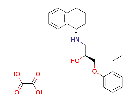 Molecular Structure of 174689-39-5 (1-(2-ETHYLPHENOXY)-3-[[(1S)-1,2,3,4-TETRAHYDRO-1-NAPHTHALENYL]AMINO]-(2S)-2-PROPANOL HYDROCHLORIDE)
