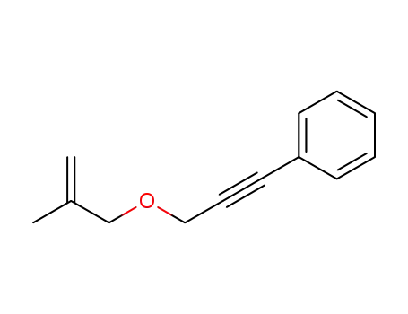 Molecular Structure of 57187-82-3 (Benzene, [3-[(2-methyl-2-propenyl)oxy]-1-propynyl]-)