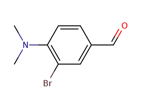 Molecular Structure of 56479-63-1 (3-bromo-4-dimethylamino-benzaldehyde)