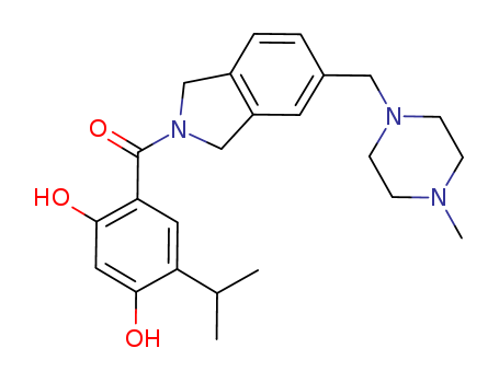 912999-49-6,(2,4-dihydroxy-5-isopropylphenyl)(5-((4-Methylpiperazin-1-yl)Methyl)isoindolin-2-yl)Methanone,AT-13387