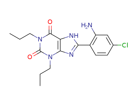 1,3-DIPROPYL-8-(2-AMINO-4-CHLOROPHENYL)-XANTHINE