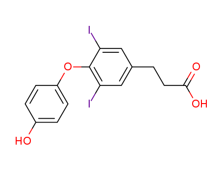 Benzenepropanoic acid,4-(4-hydroxyphenoxy)-3,5-diiodo-(1158-10-7)