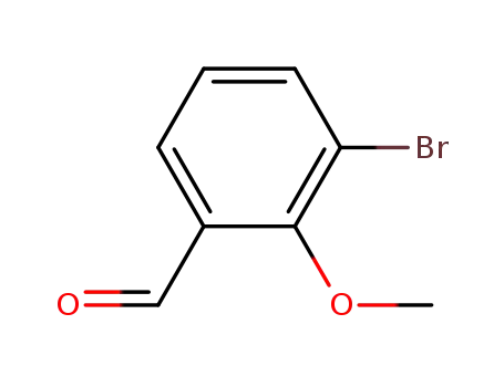 Molecular Structure of 88275-87-0 (3-BROMO-2-METHOXYBENZALDEHYDE)